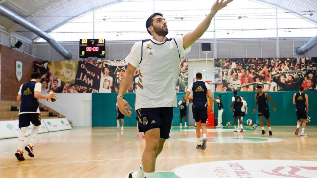 Facundo Campazzo, preparando el partido ante el Valencia de las semifinales de la Copa del Rey