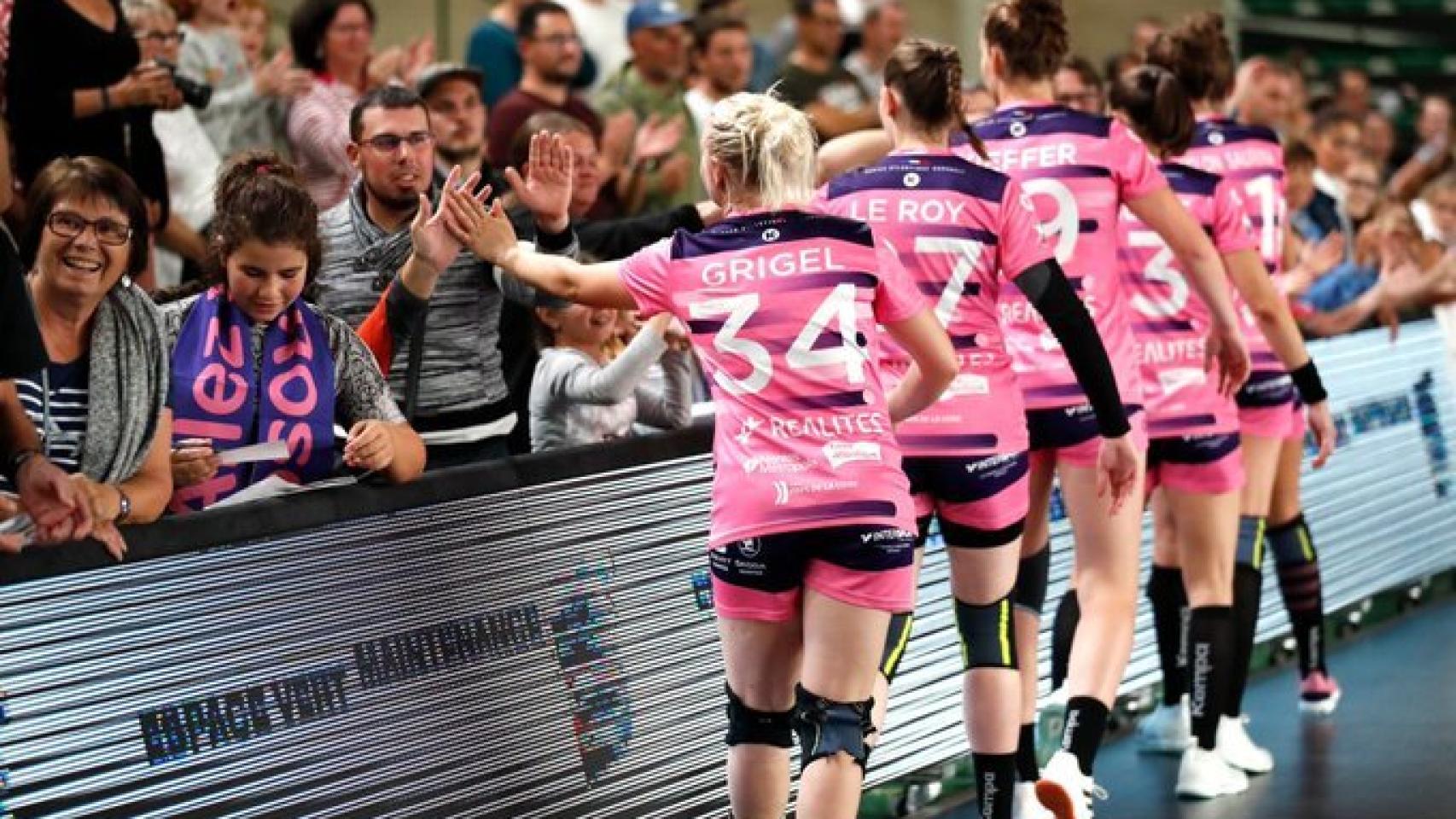 El equipo de balonmano femenino del Nantes