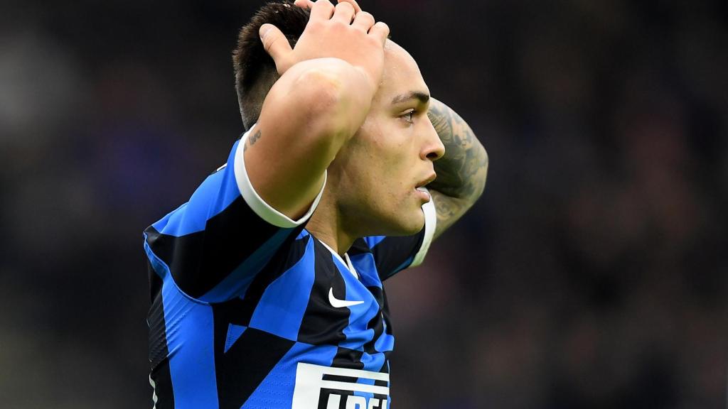 Lautaro Martínez, con el Inter de Milán