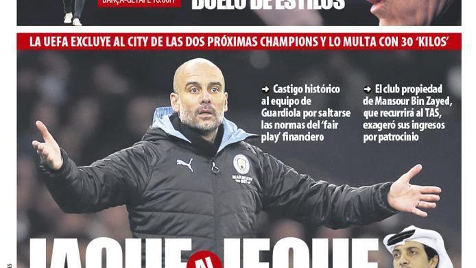 La portada del diario Mundo Deportivo (15/02/2020)
