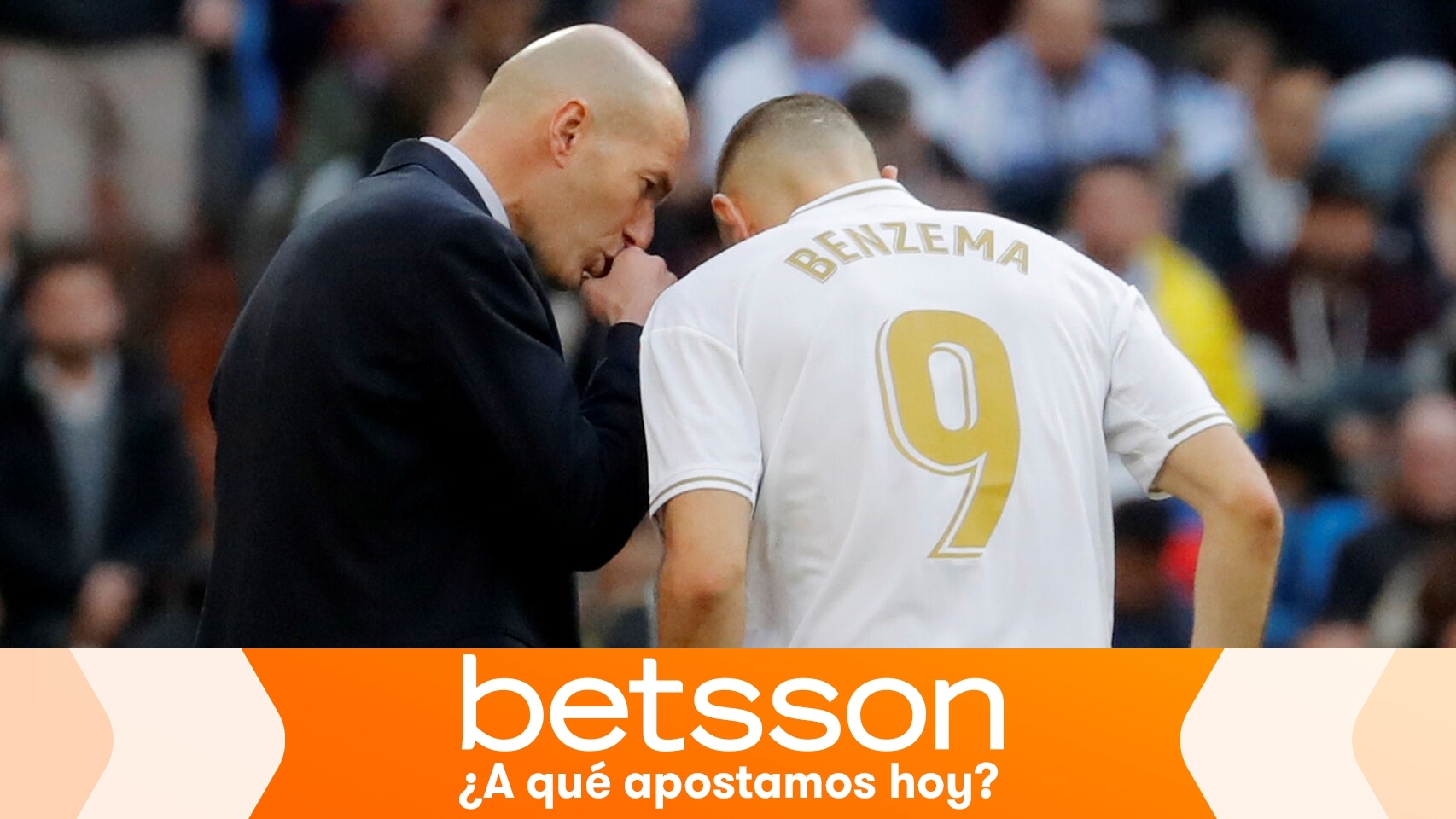 Zinedine Zidane y Karim Benzema