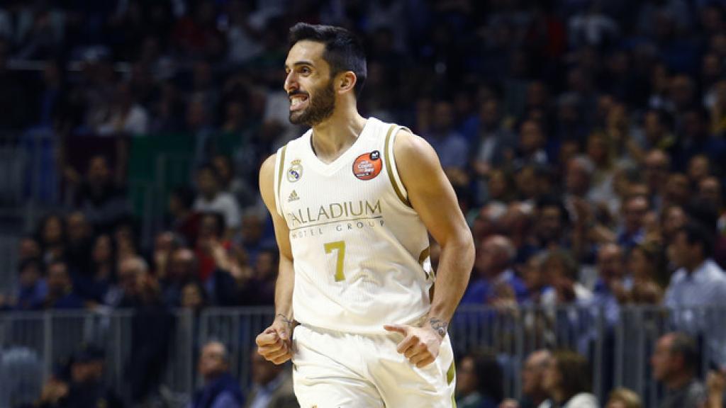 Campazzo, durante el partido de Copa del Rey entre el Real Madrid y Valencia Basket
