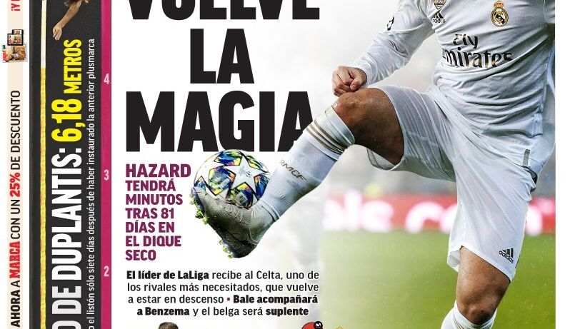 La portada del diario MARCA (16/02/2020)