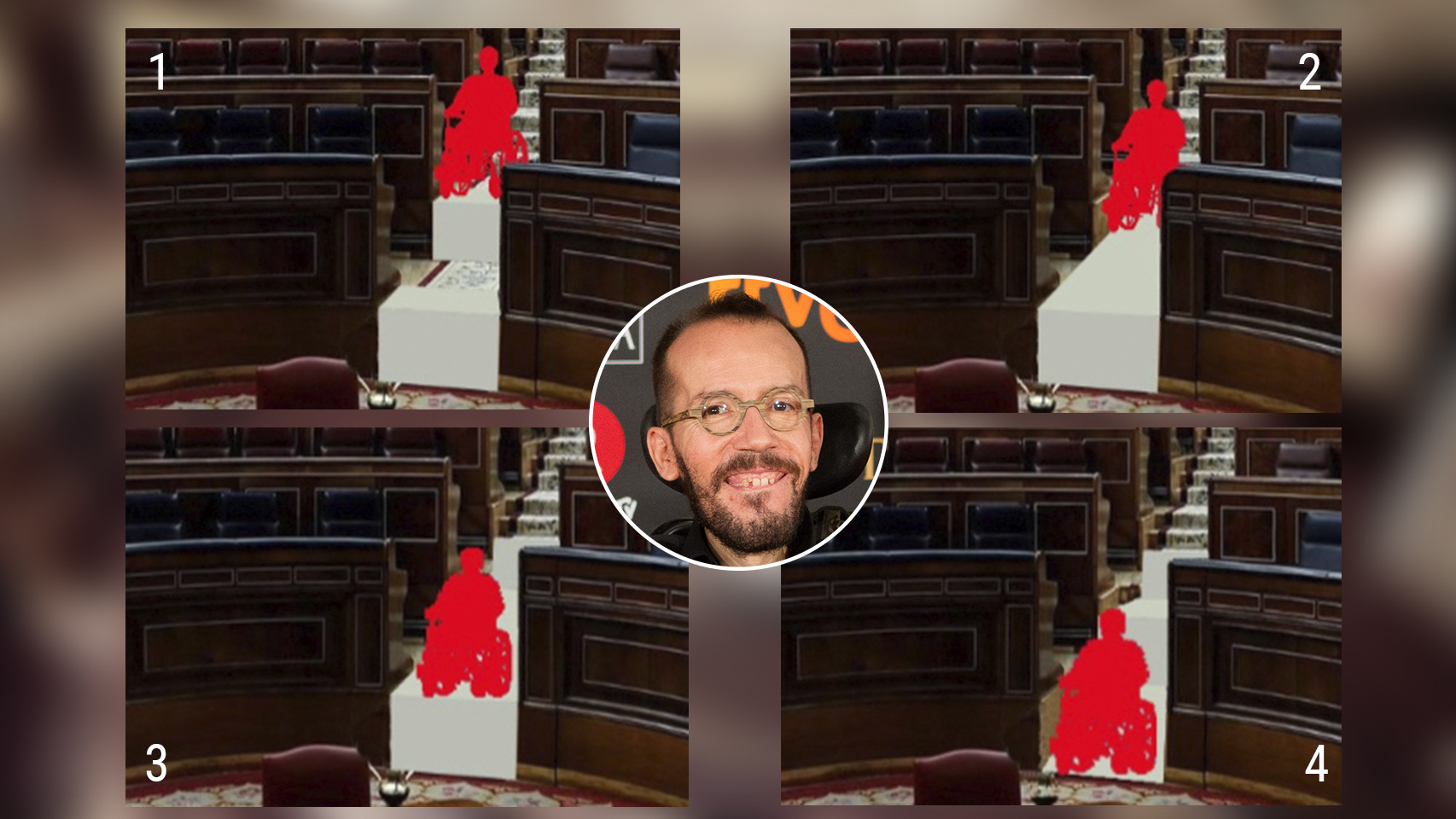 La Mesa del Congreso ha aprobado llevar a cabo una reforma del hemiciclo para mejorar la accesibilidad del diputado.