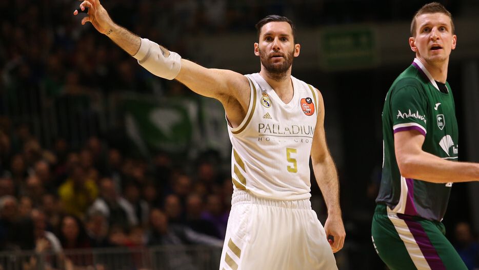 Rudy Fernández, durante la final de la Copa del Rey entre Real Madrid y Unicaja