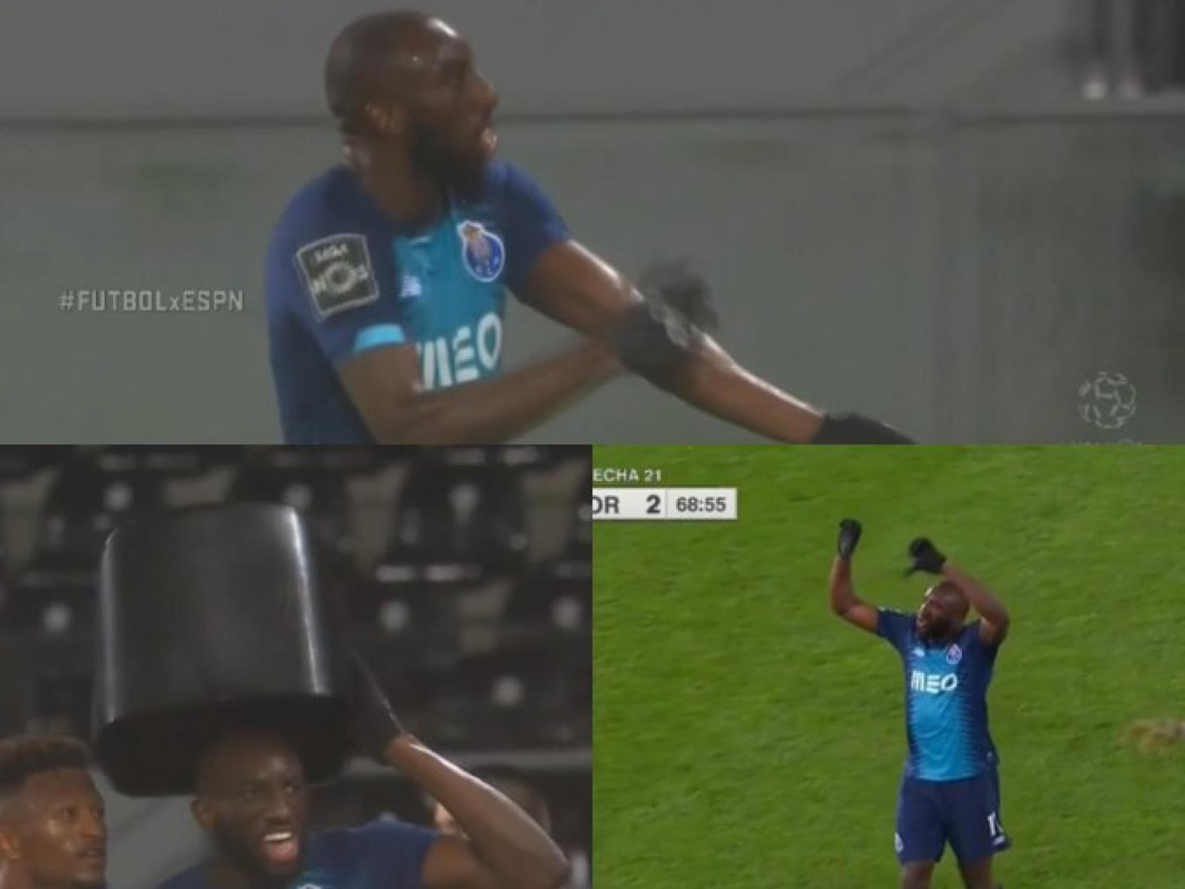 Marega, delantero del Oporto se marcha del campo, harto de los insultos racistas