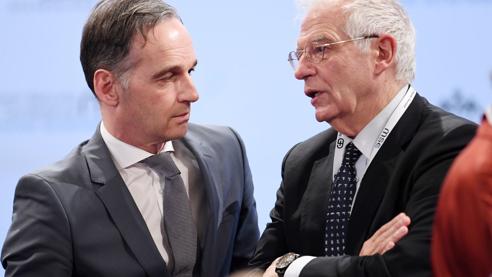 El Alto Representante Josep Borrell, junto a Heiko Maas, ministro de Exteriores de Alemania.