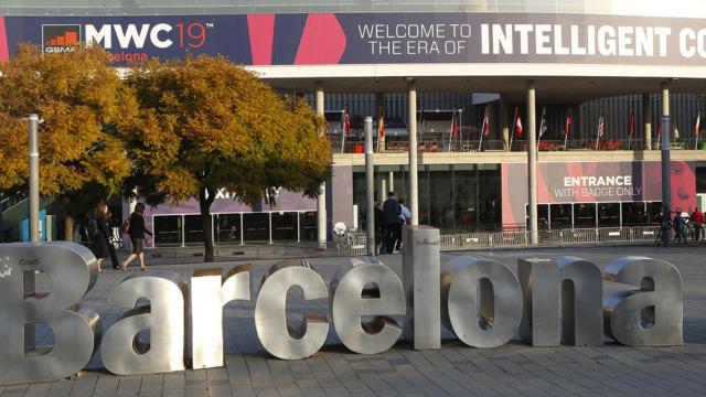 Fachada del Mobile World Congress, en una imagen de archivo de 2019.