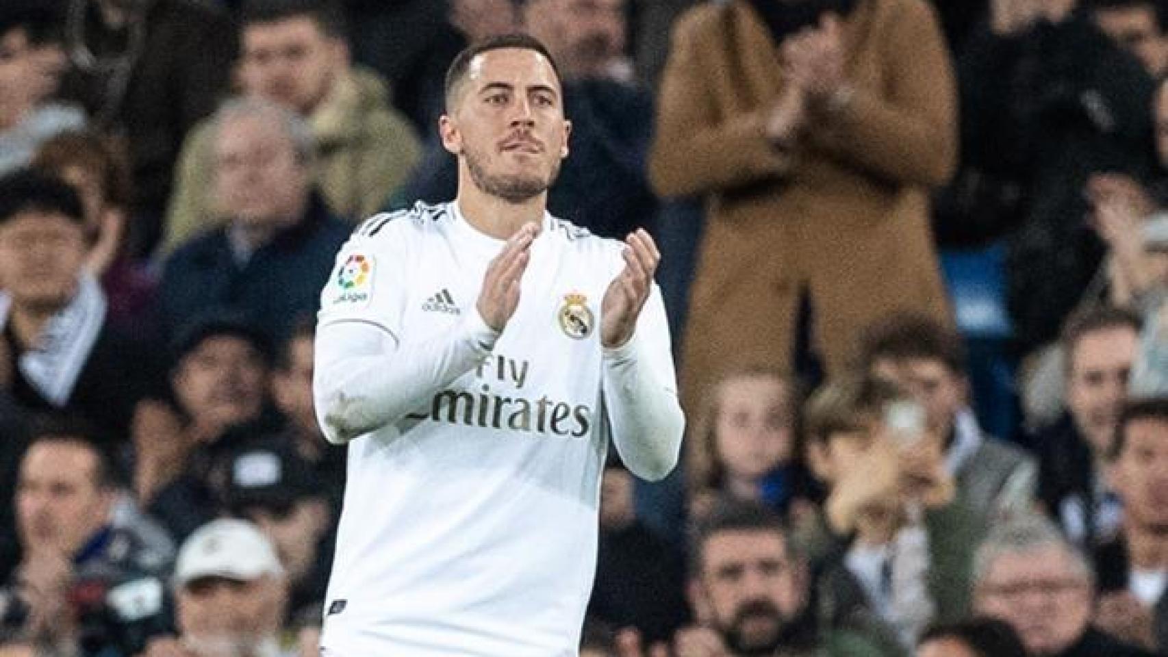 Eden Hazard, en un partido del Real Madrid de La Liga