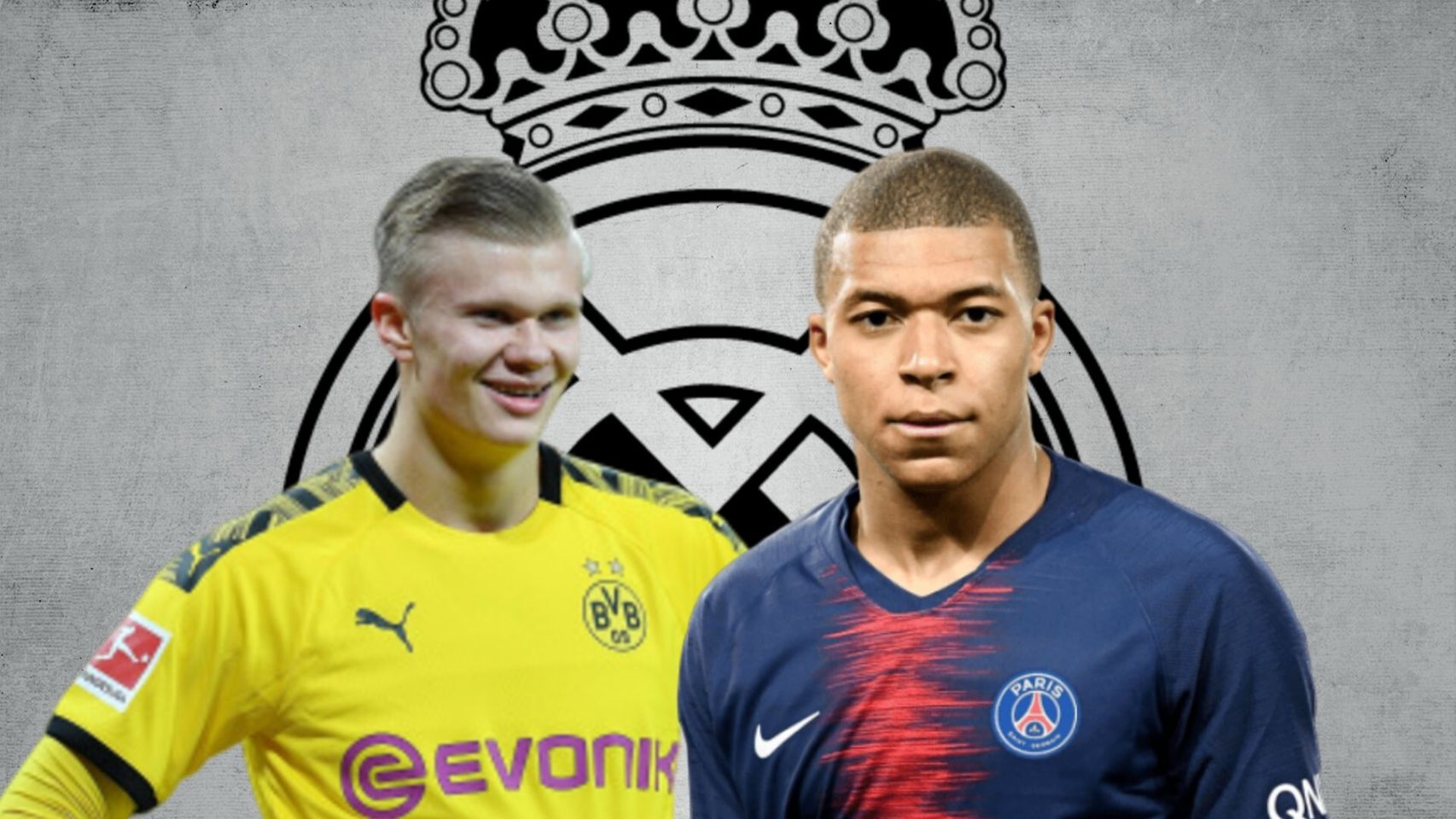 Haaland y Mbappé