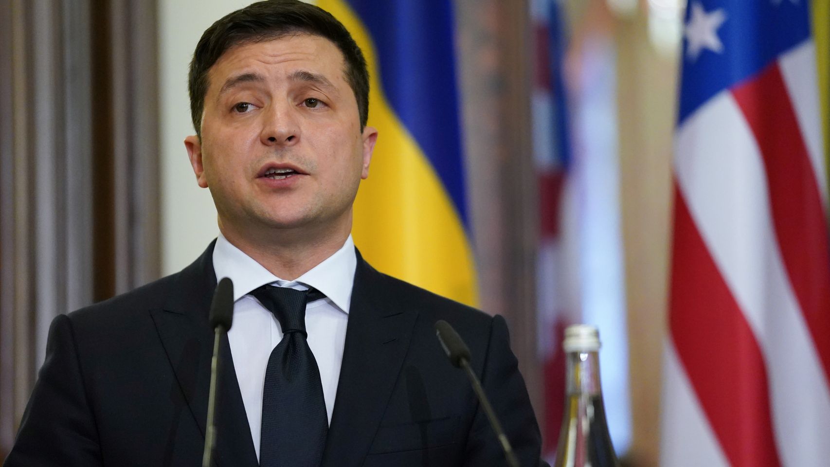 El presidente de Ucrania, Volodimir Zelenski.