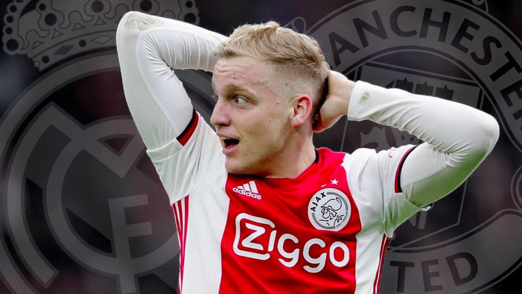 Donny Van de Beek, durante un partido