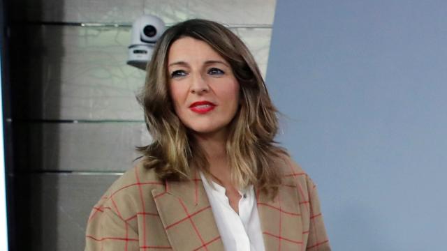 Yolanda Díaz, ministra de Trabajo en la rueda de prensa posterior al Consejo de Ministros.