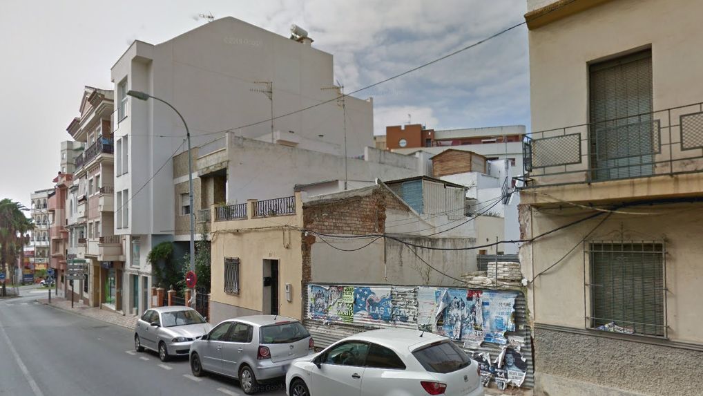 Lugar del suceso, en Motril (Granada)