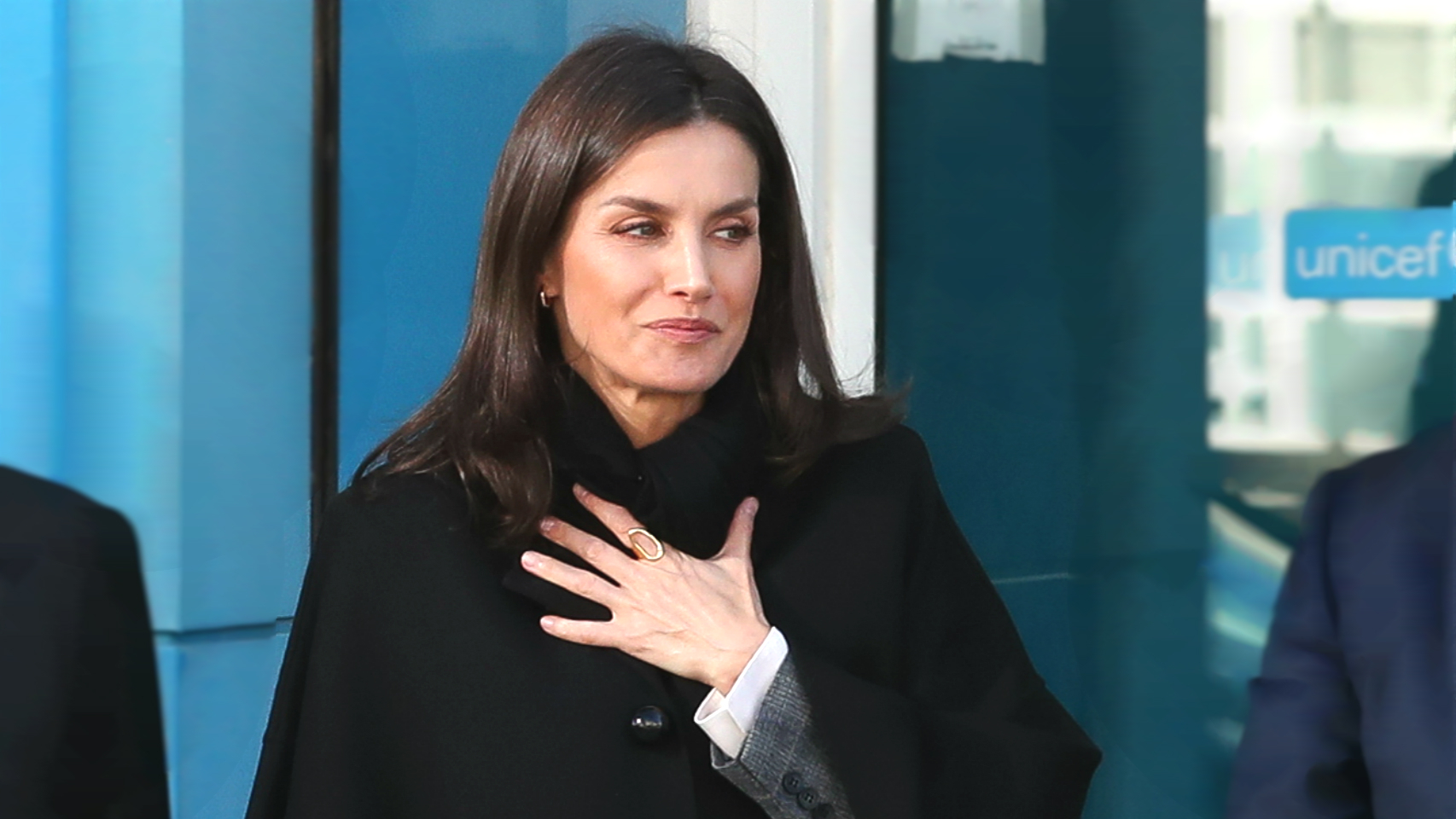 Letizia durante el evento de este miércoles.