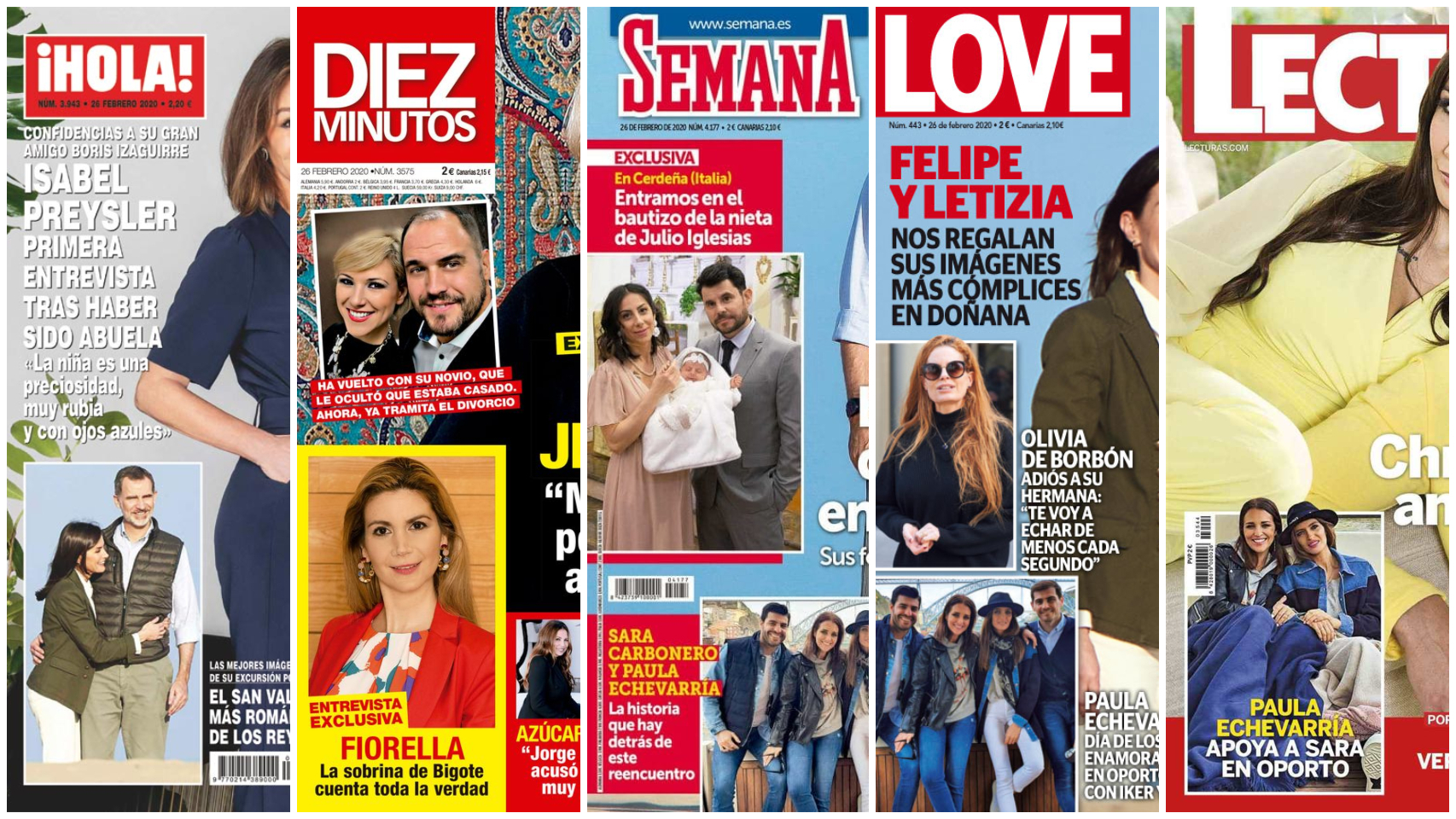 Estas son las revistas de este miércoles.