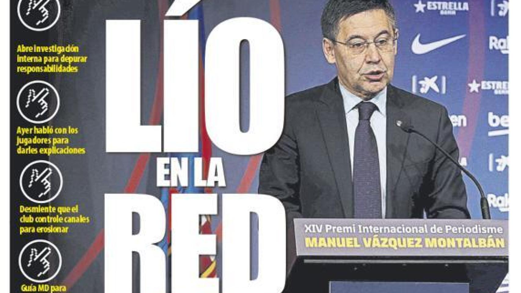 Portada Mundo Deportivo (19/02/2020)