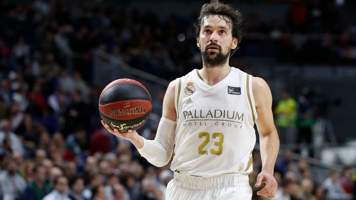 Sergio Llull, en un partido del Real Madrid de baloncesto