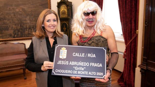 La placa de choqueiro del año ya está lista en A Coruña