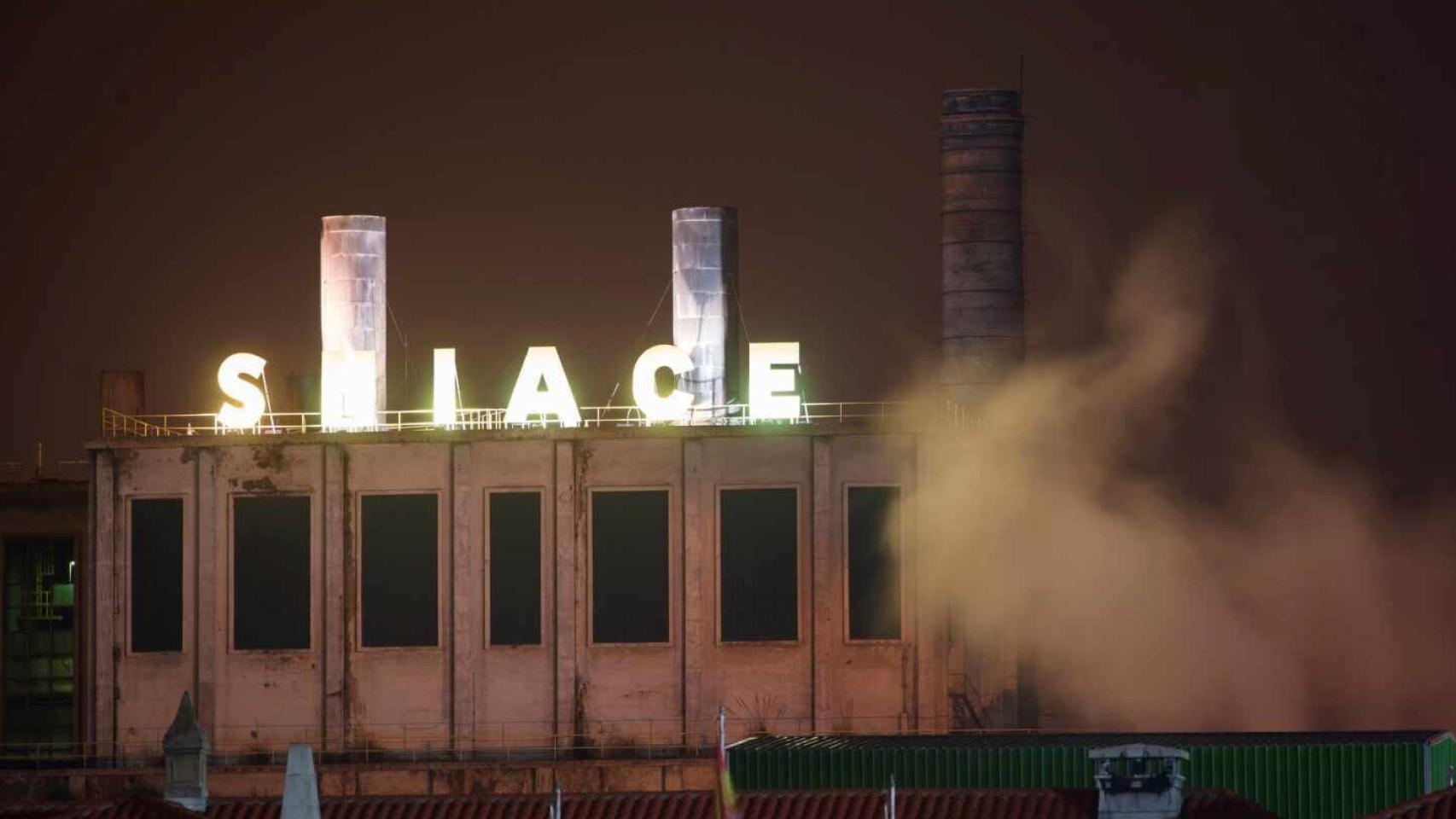 Fábrica de Sniace en Torrelavega (Cantabria).