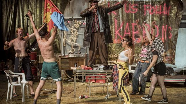 Rave rural en Jerusalem.