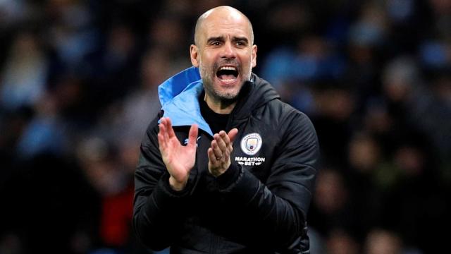 Guardiola, en un momento del partido ante el West Ham United