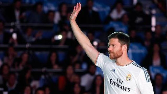 Xabi Alonso, con el Real Madrid