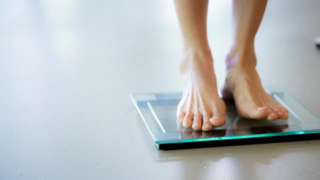 Una imagen de archivo de una báscula.