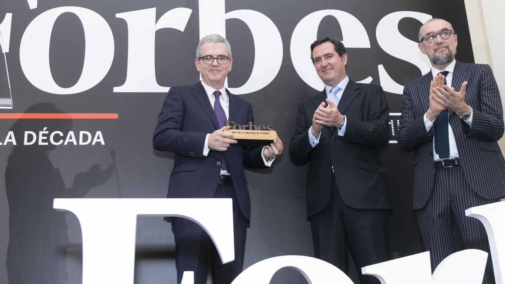Pablo Isla, presidente de Inditex, premio CEO del año de la revista Forbes.