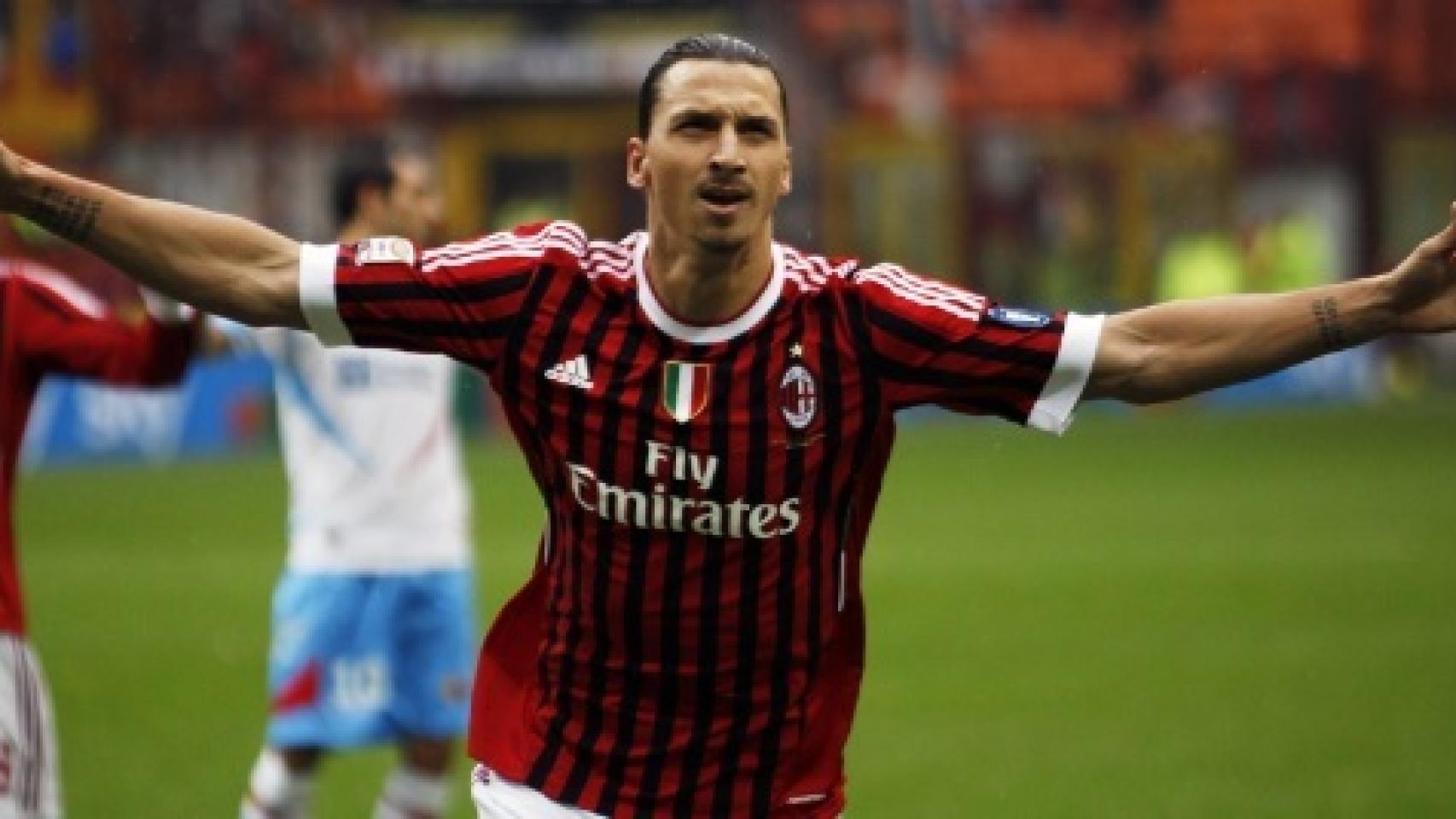 Ibrahimovic celebrando un gol