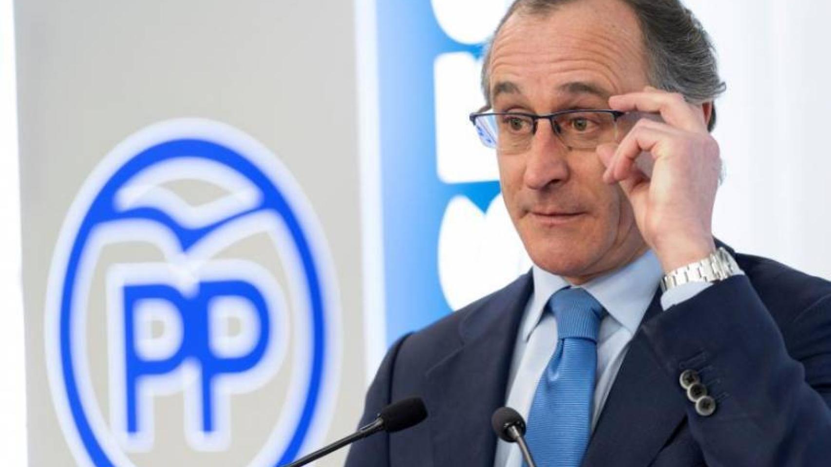 El líder del PP en el País Vasco, Alfonso Alonso.