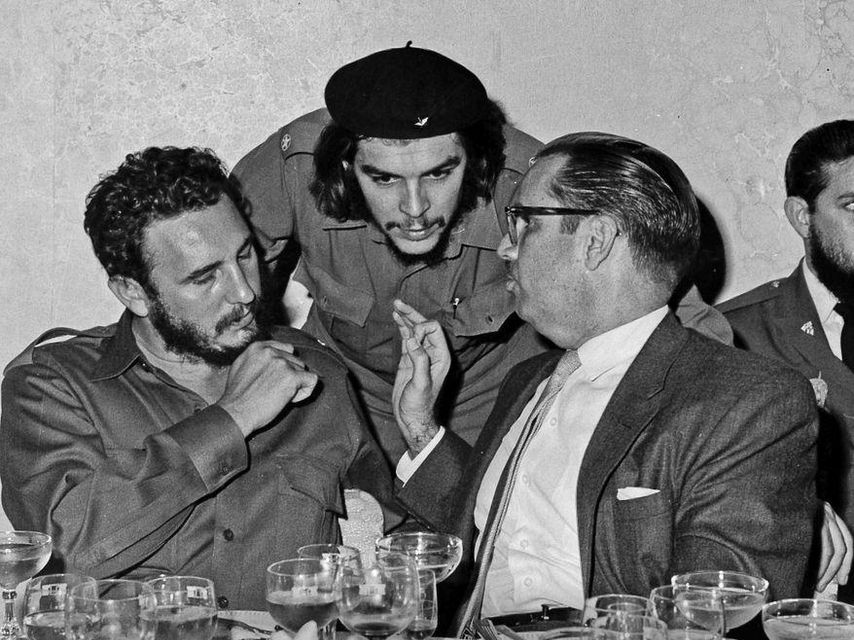 Fidel Castro, Ernesto 'Che' Guevara and Osvaldo Dorticos.