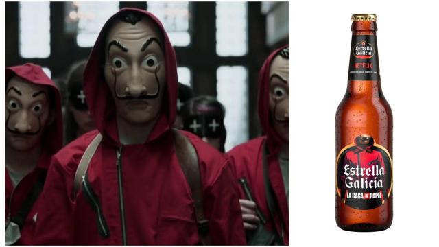 Estrella Galicia se asocia con Netflix y saca una edición especial de ‘La casa de papel’