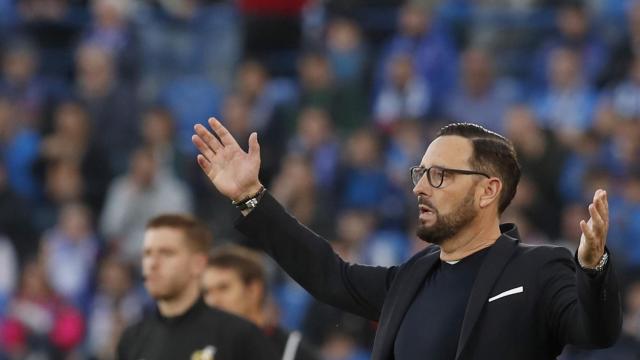 Bordalás, en un momento del partido ante el Sevilla