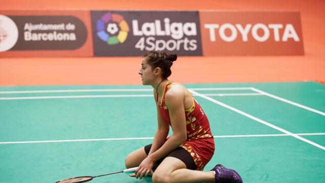 Carolina Marín, en la final del Barcelona Spain Masters
