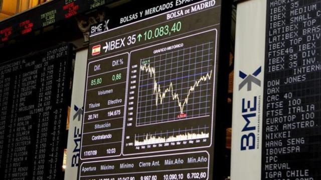 Imagen de la Bolsa de Madrid.