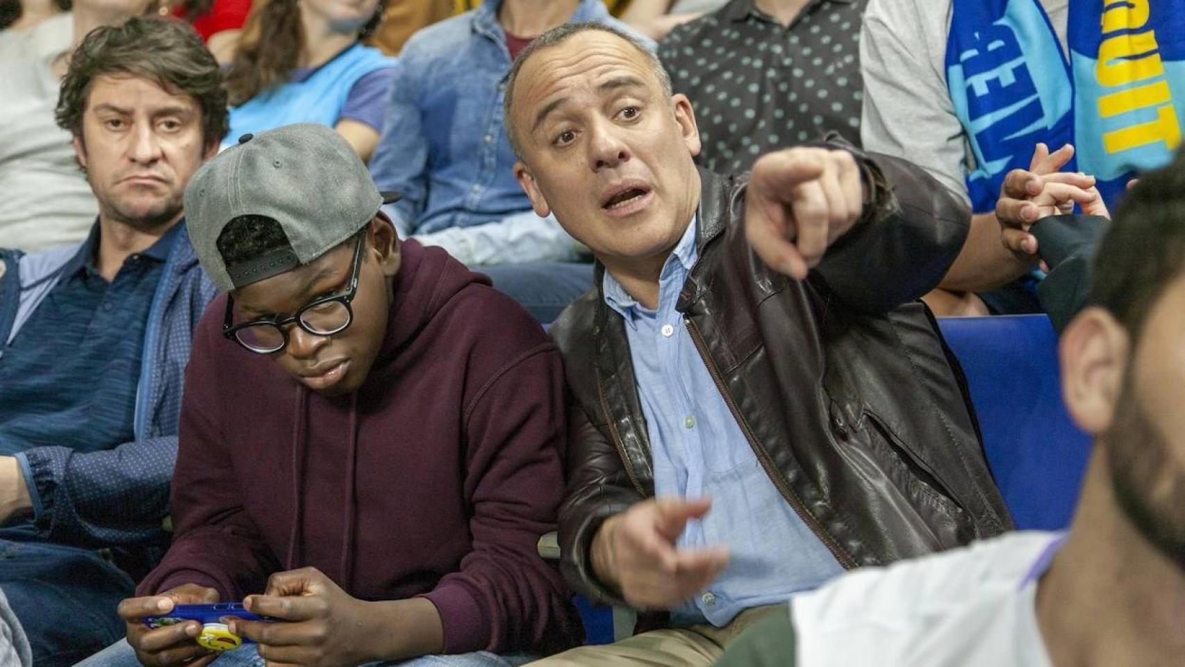 Jesús Gutiérrez en el momento cumbre de la temporada de Vergüenza.