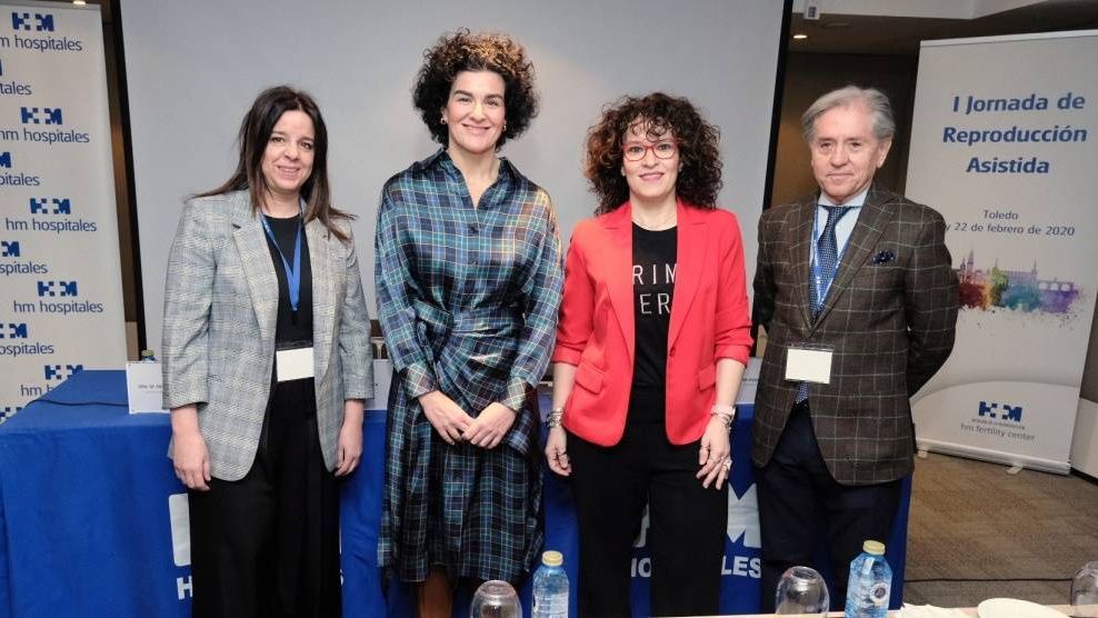 Marta Sánchez-Dehesa, Elena Abarca, Rocío Rodríguez e Isidoro Bruna