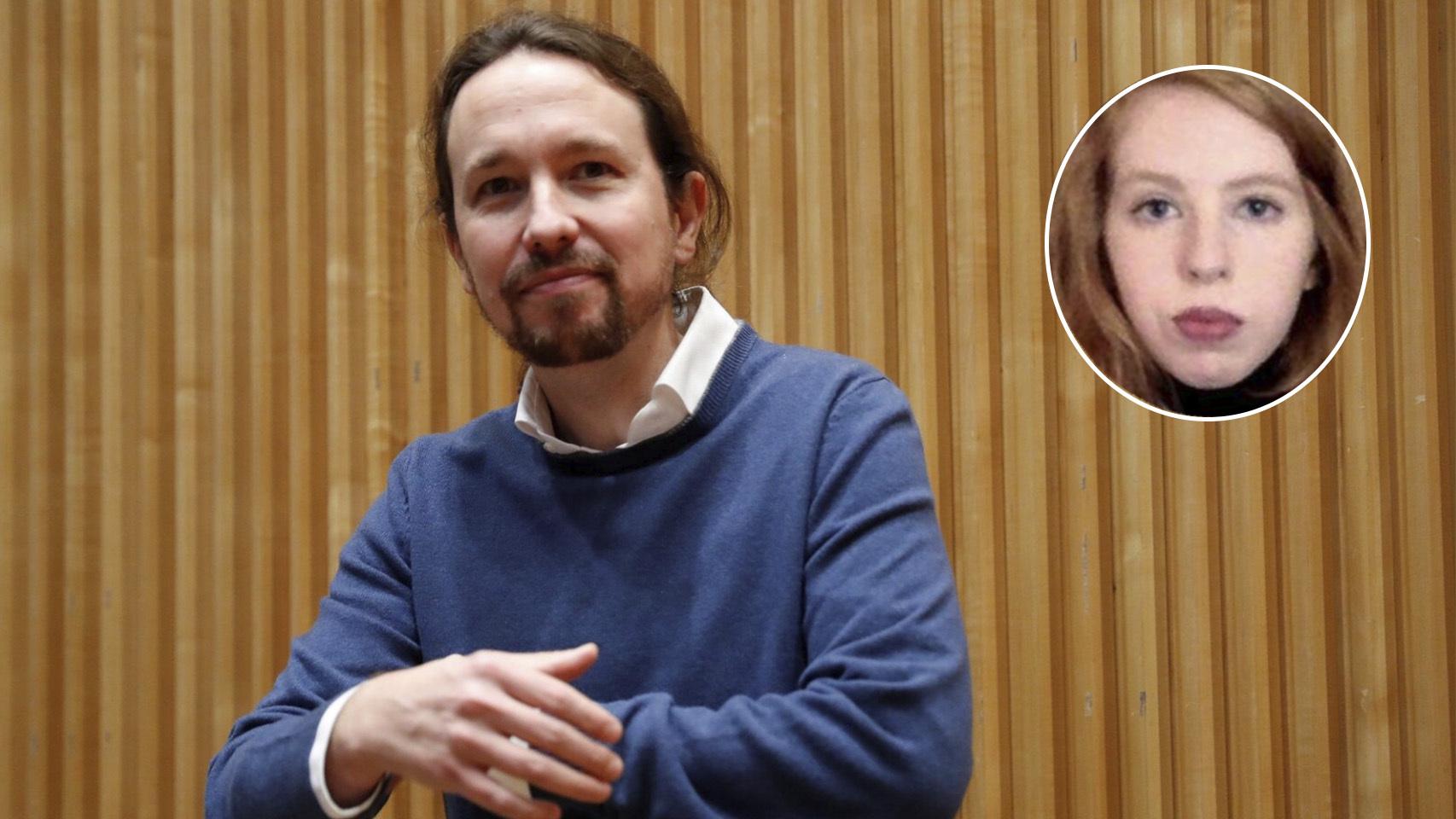 El vicepresidente segundo, Pablo Iglesias, y Lilith Verstrynge en un montaje.