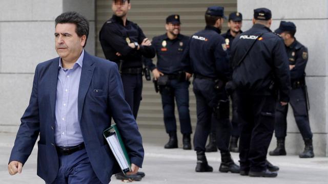 Marjaliza, tras una de sus comparecencias en la Audiencia Nacional./