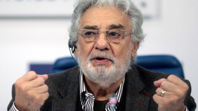 El tenor español, Plácido Domingo.