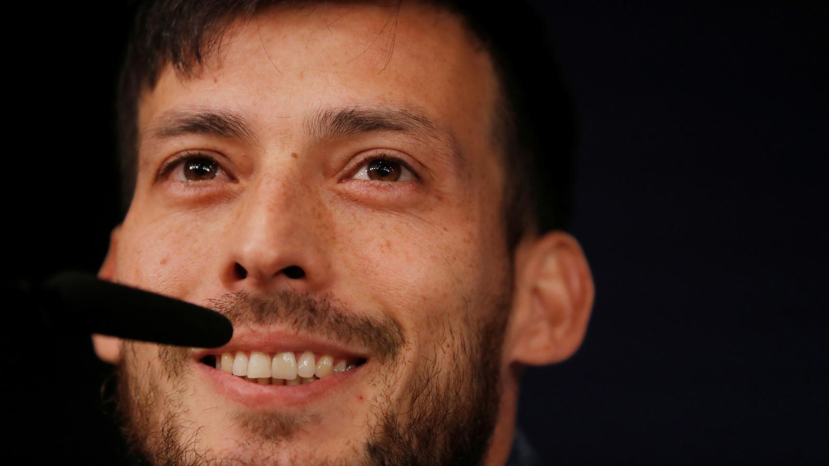 David Silva, en rueda de prensa