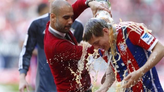 Guardiola y Kroos en el Bayern
