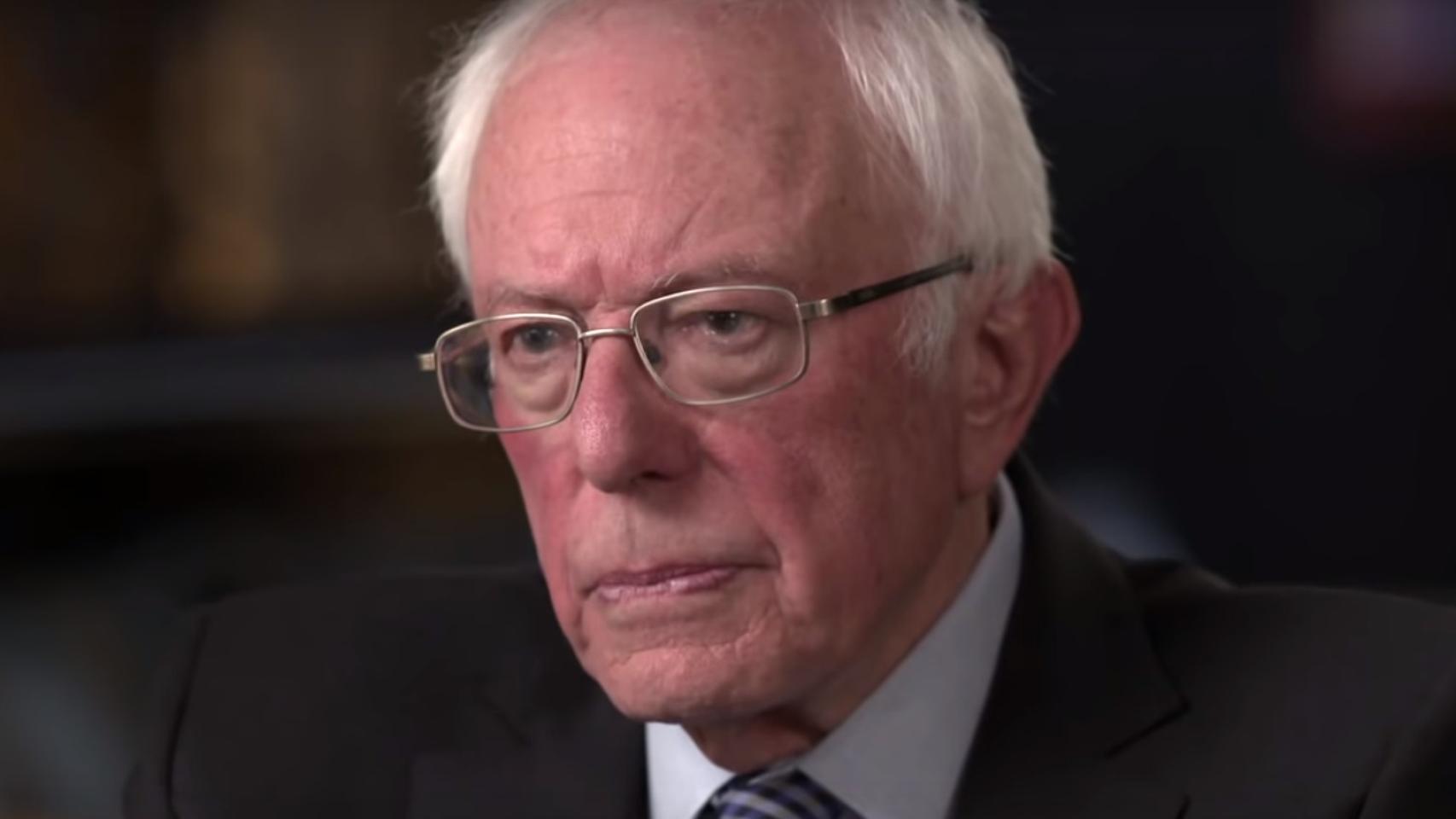 Bernie Sanders en una entrevista concedida a CNN.