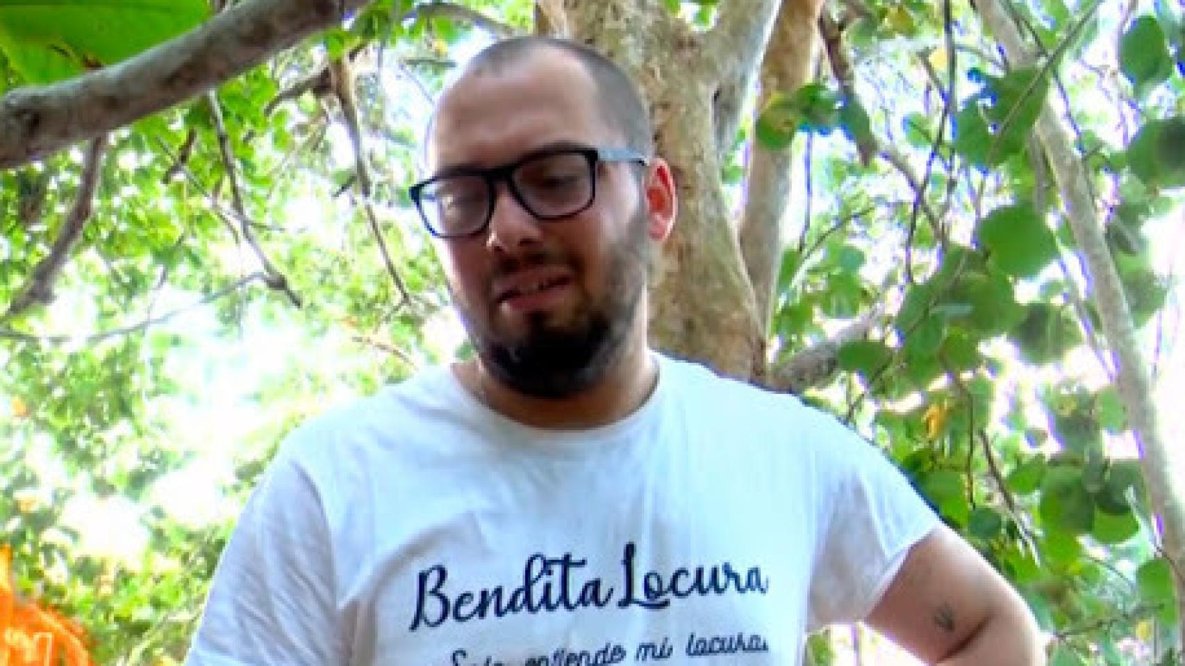 José Antonio Avilés, en la isla.