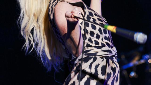 La cantante Duffy en un concierto.