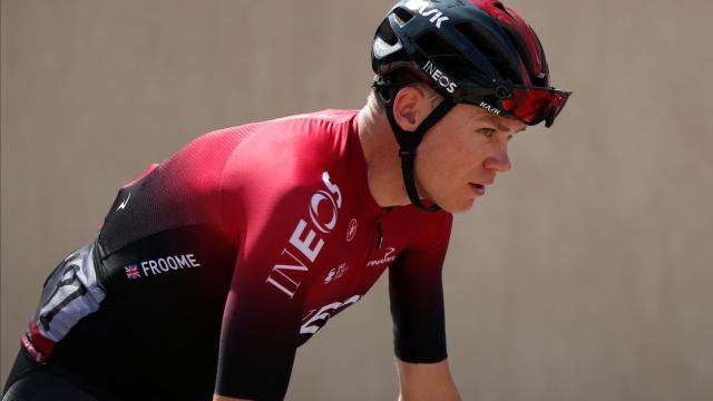 Chris Froome durante el UAE Tour