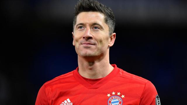 Robert Lewandowski, en un partido del Bayern Múnich