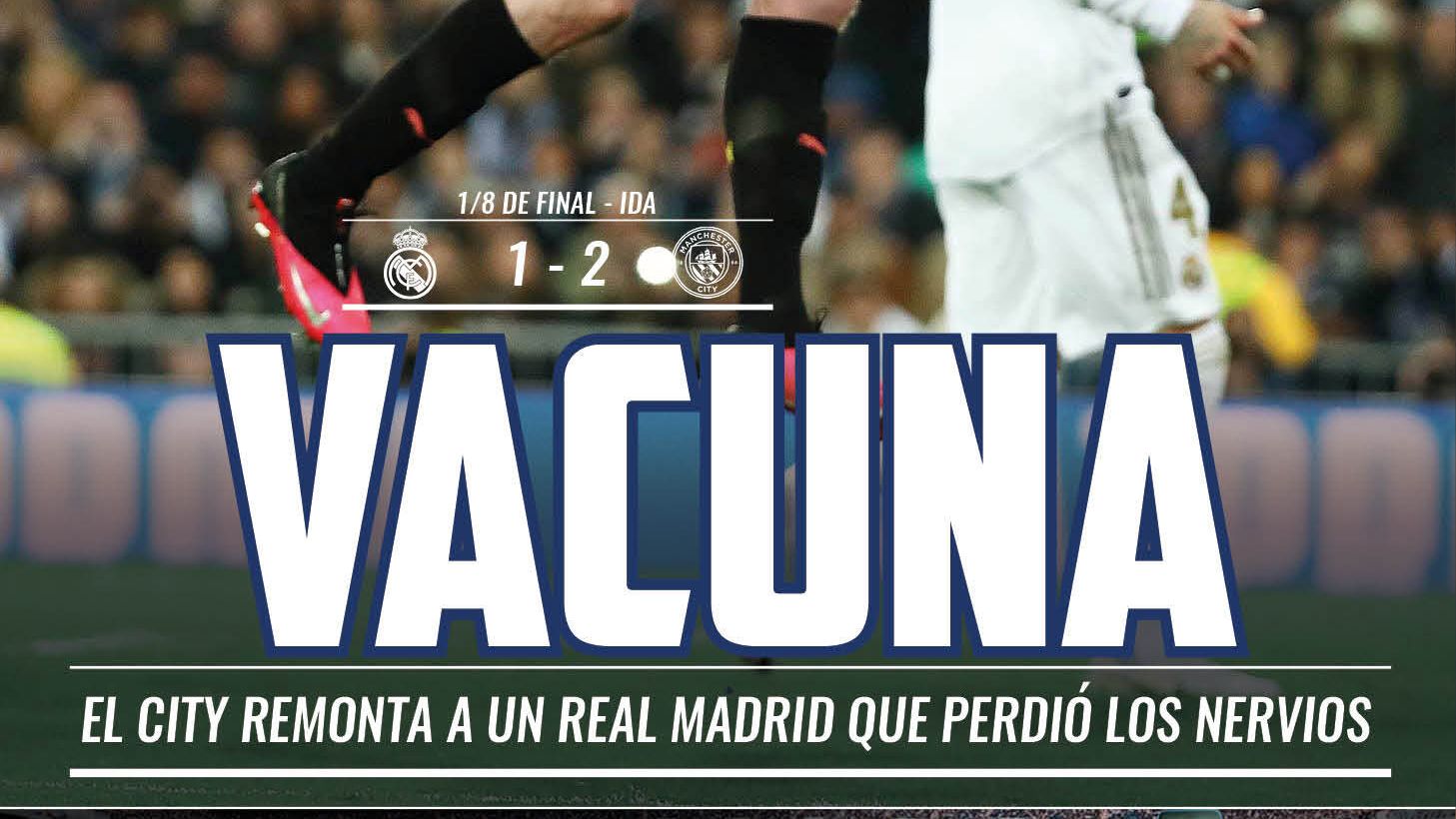 La portada de El Bernabéu (27/02/2020)