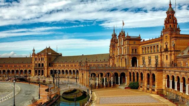 Plaza de España, en Sevilla